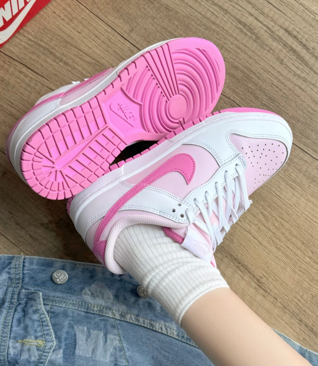 Nike Dunk Low Hyper Pink 芭比粉 白粉 （ HQ1181-661 )