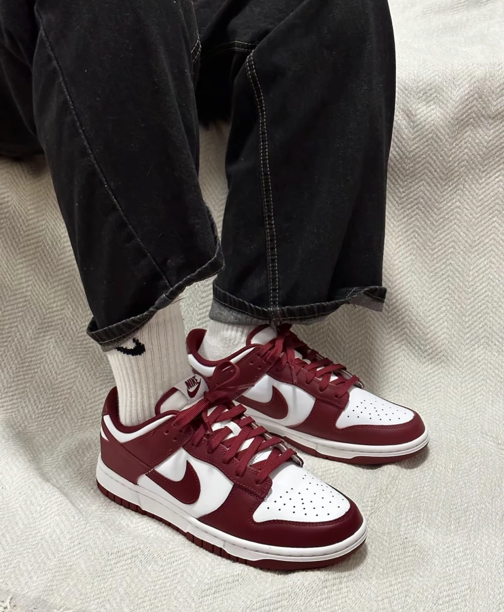 Nike Dunk Low Team Red 酒紅 球隊紅 （ DD1391-601 )