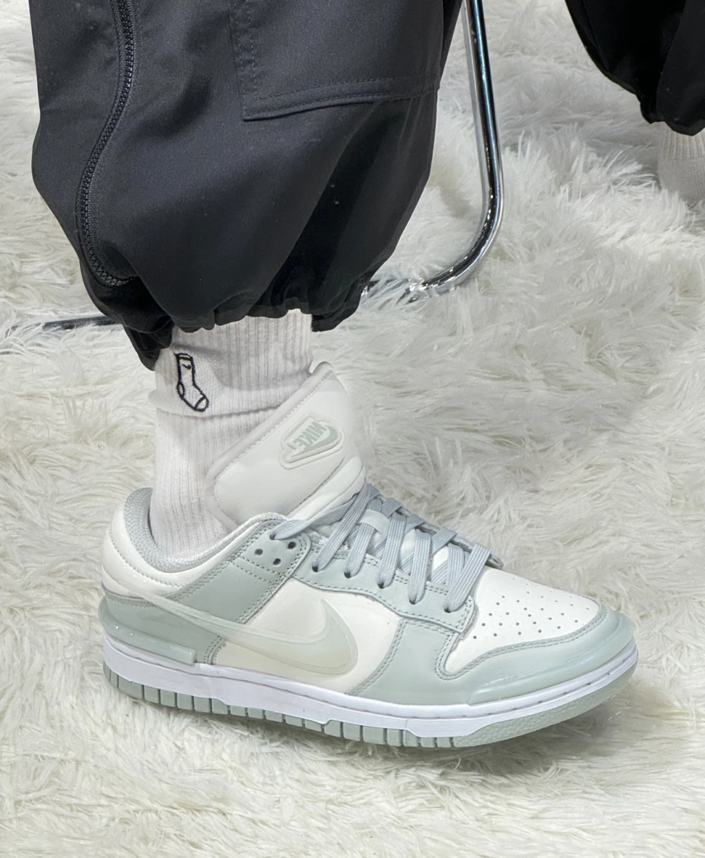 Nike Dunk Low Twist Light Silver 淺灰白 飛鉤 小Ambush ( DZ2794-004 )
