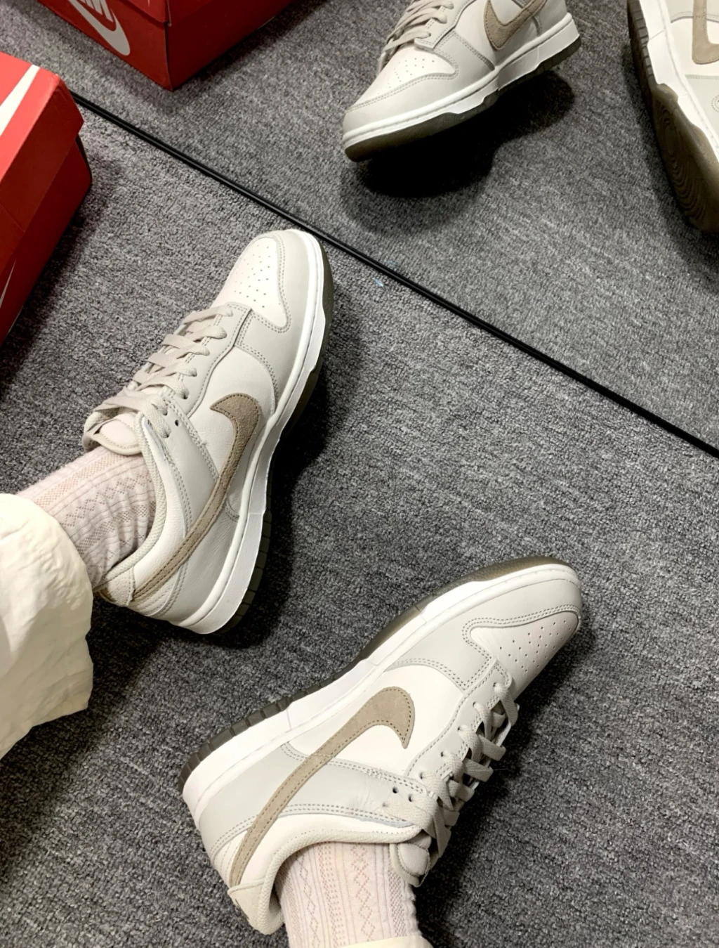 Nike Dunk Low Phantom Khaki 卡其奶咖 米色 淺灰 （ FJ4188-001 )