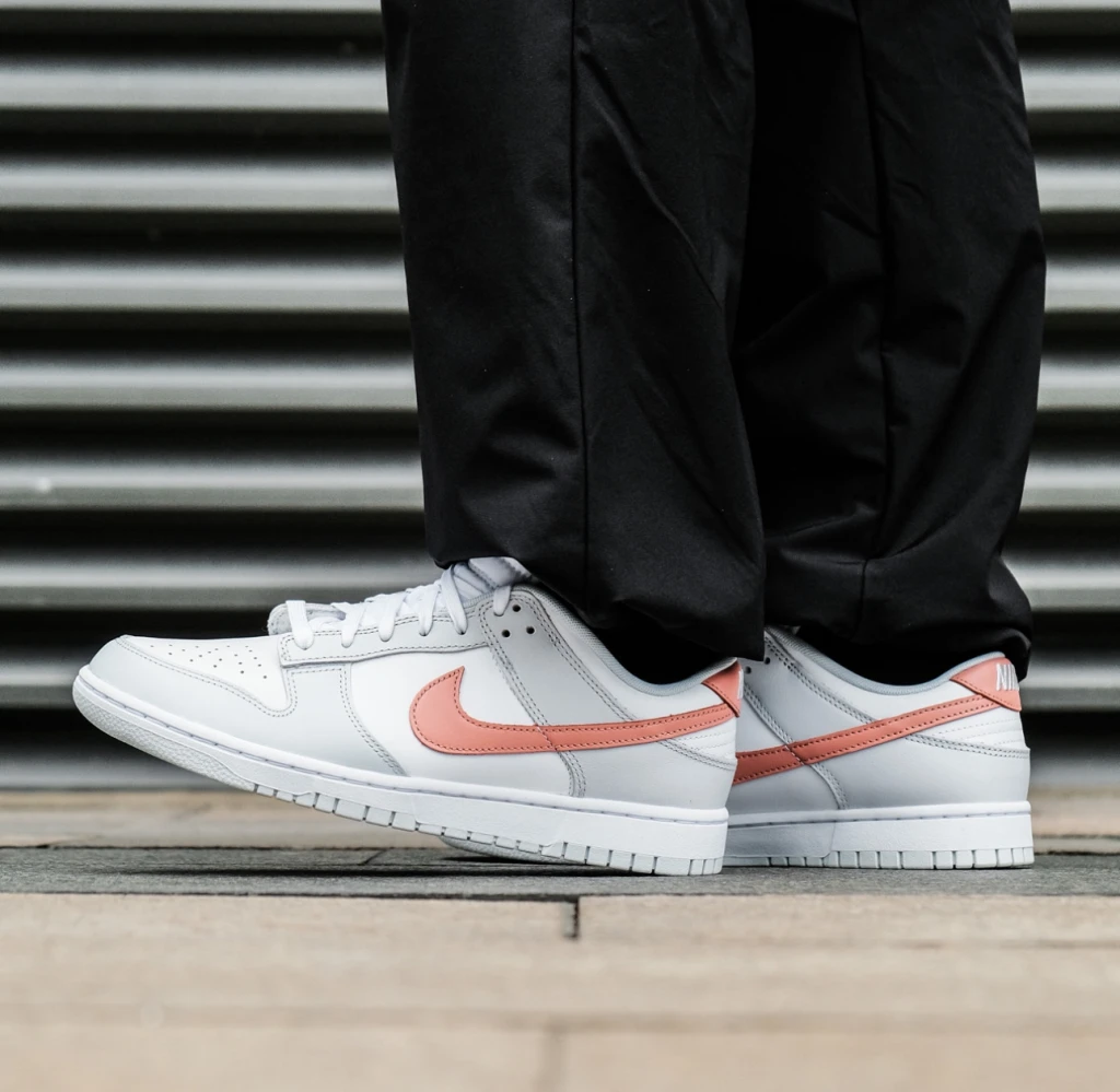 Nike Dunk Low Grey Pink 灰白玫瑰勾 （ HF0730-160 ）