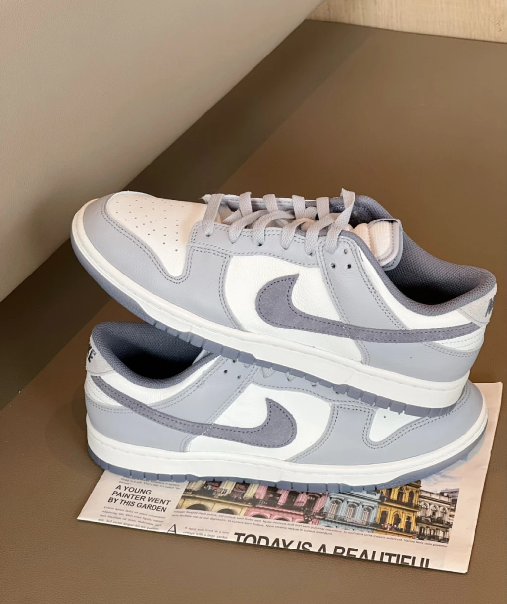 Nike Dunk Low Light Carbon 霧霾紫灰 莫蘭迪灰 水晶底 （ FJ4188-100 )