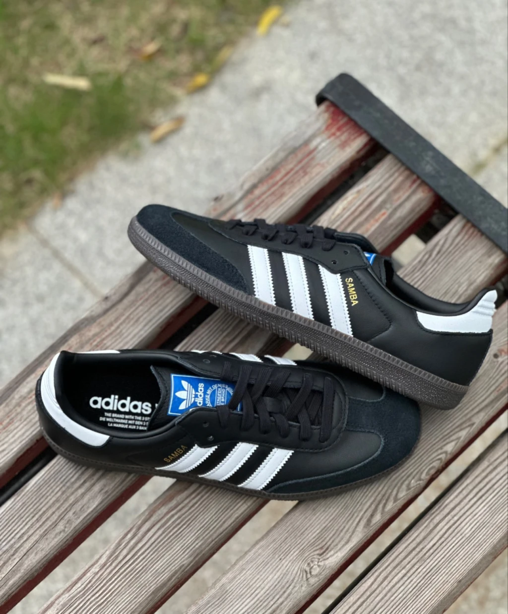 Adidas Originals Samba OG 森巴 黑 （ B75807 )