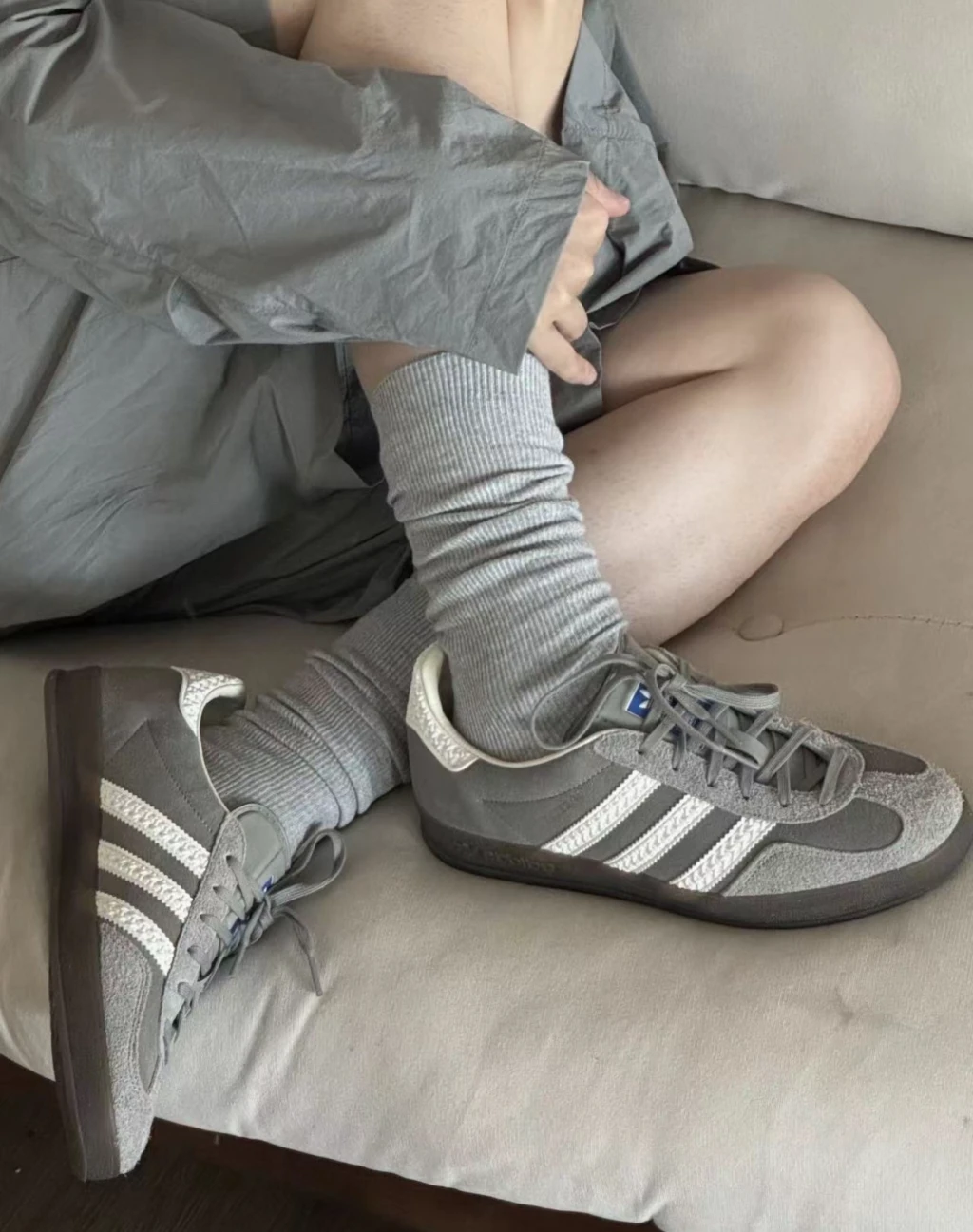 Adidas Originals Gazelle Indoor 鐵灰 ( IF1807 )