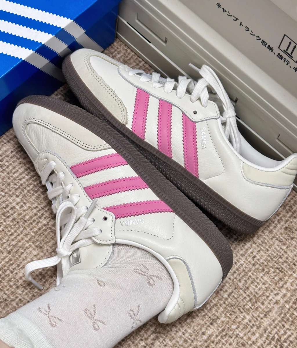 Adidas originals Amba OG 莫蘭蒂粉 銀標 焦糖底 （ IG1962 )