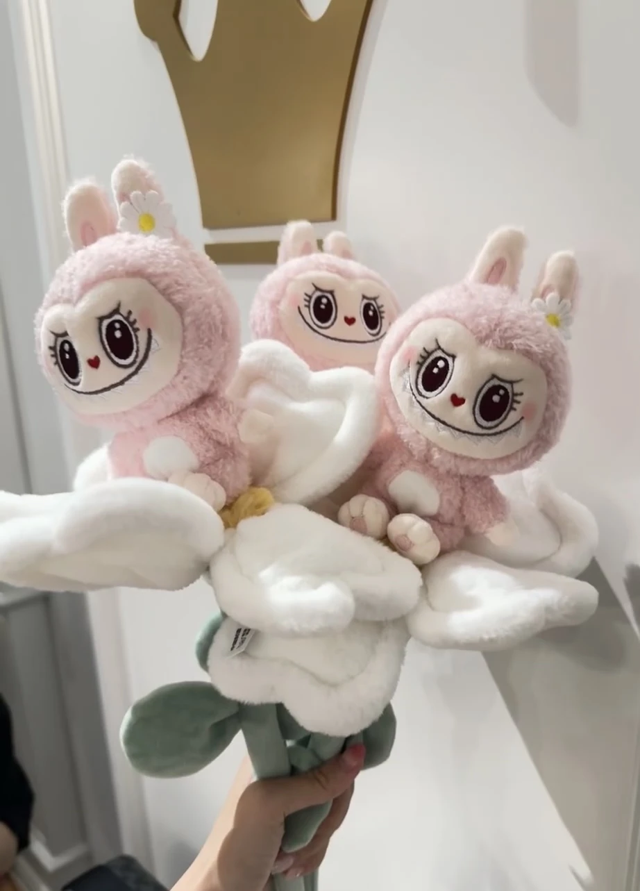 POP MART Flower Fairy Mokoko 坐姿絨毛花束