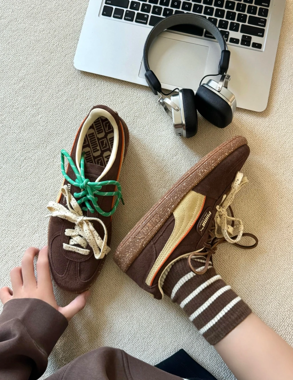 PUMA Palermo 可可 棕色 （ 398382-02 ）
