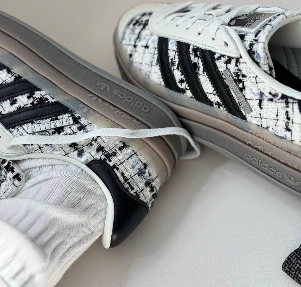 Adidas Originals Gazelle Bold  白 小香風 （JP5673 ）