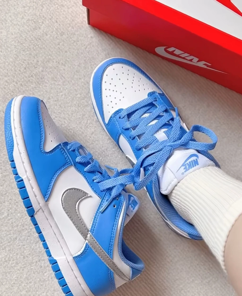 Nike Dunk Low Next Nature 天空藍銀勾 （ DD1873-402 ）