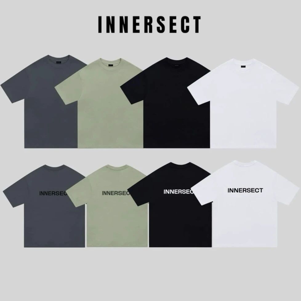 INNERSECT 三生萬物 純Logo 短踢 黑/炭灰/米白/軍綠/純白