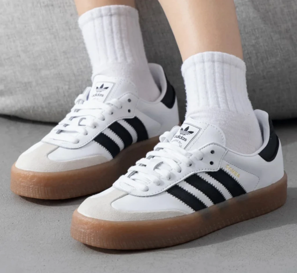 Adidas Originals Samba 白 厚底 焦糖底 （ JI1349 ）