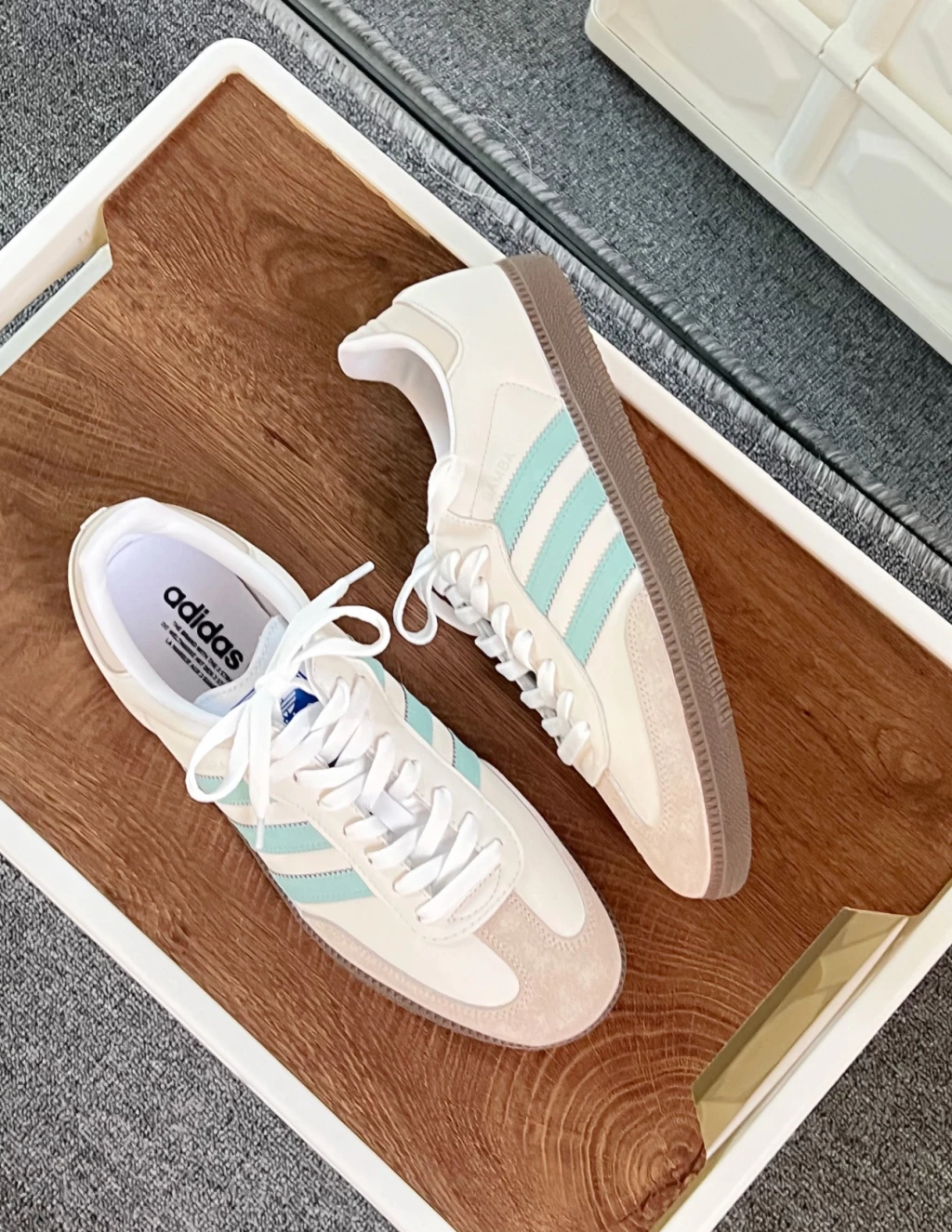 Adidas Samba OG 湖水綠 （ IH2752 )