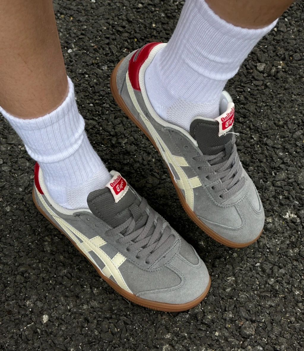 Onitsuka Tiger鬼塚虎 Tokuten 灰酒紅 （ D3B2L-1105 ）