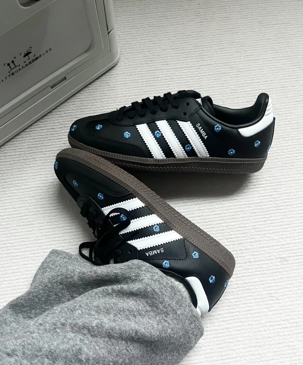 Adidas Samba OG 黑 小花（ IF4397 )