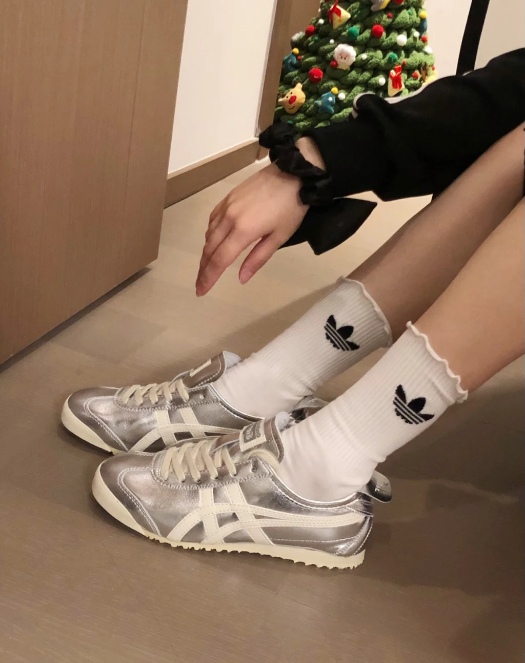 Onitsuka Tiger Onitsuka Tiger鬼塚虎-銀底白虎爪紋MEXICO 66
