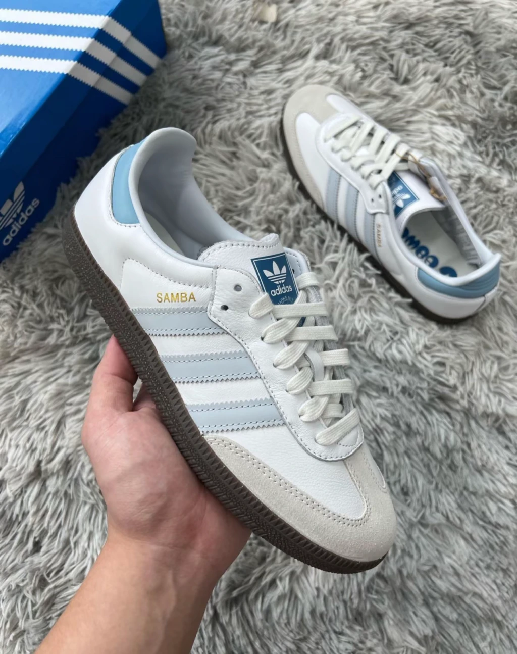 Adidas Originals Samba 白藍 寶寶藍 天空藍 JI2003