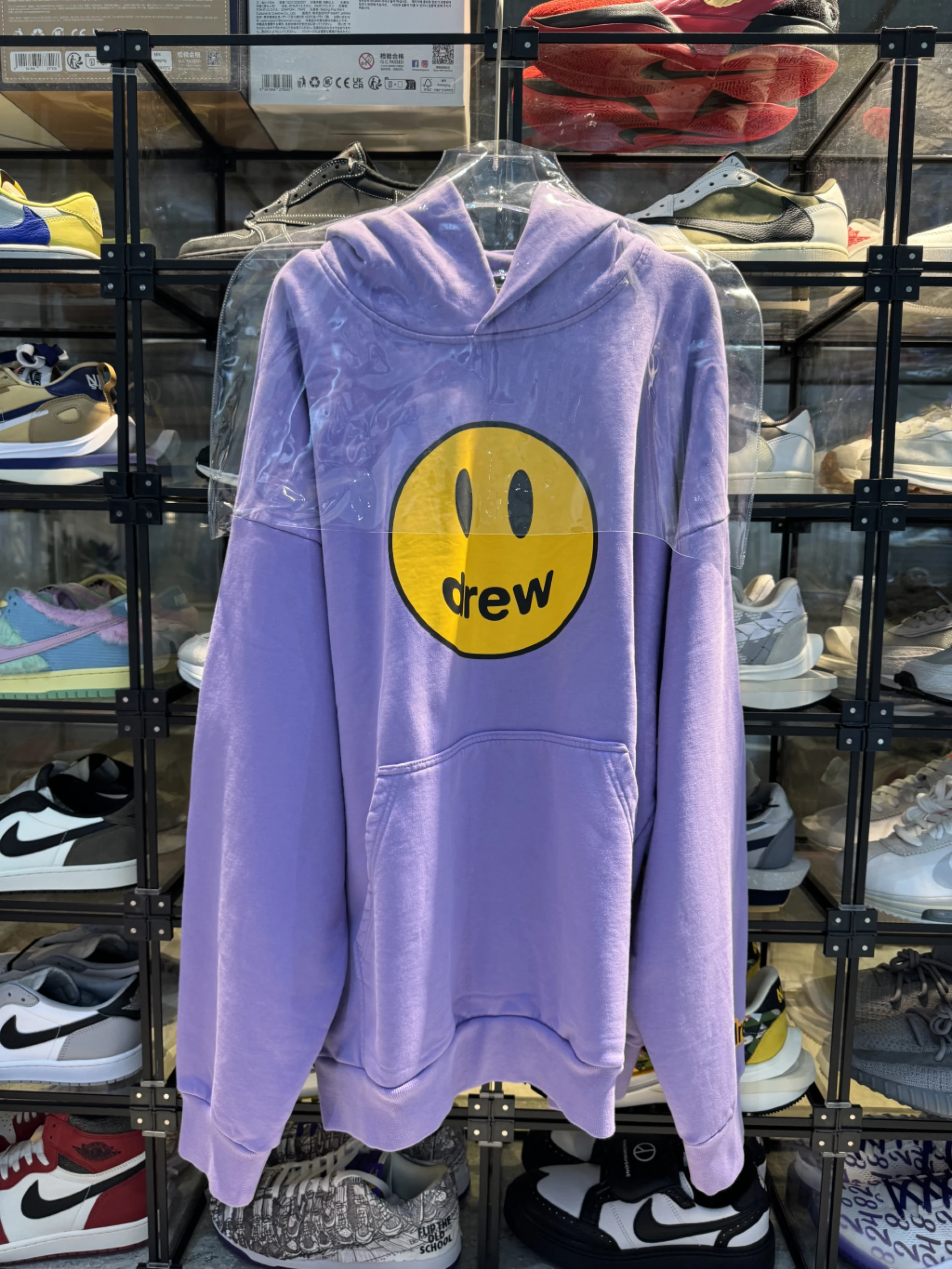Drew House 帽T 紫