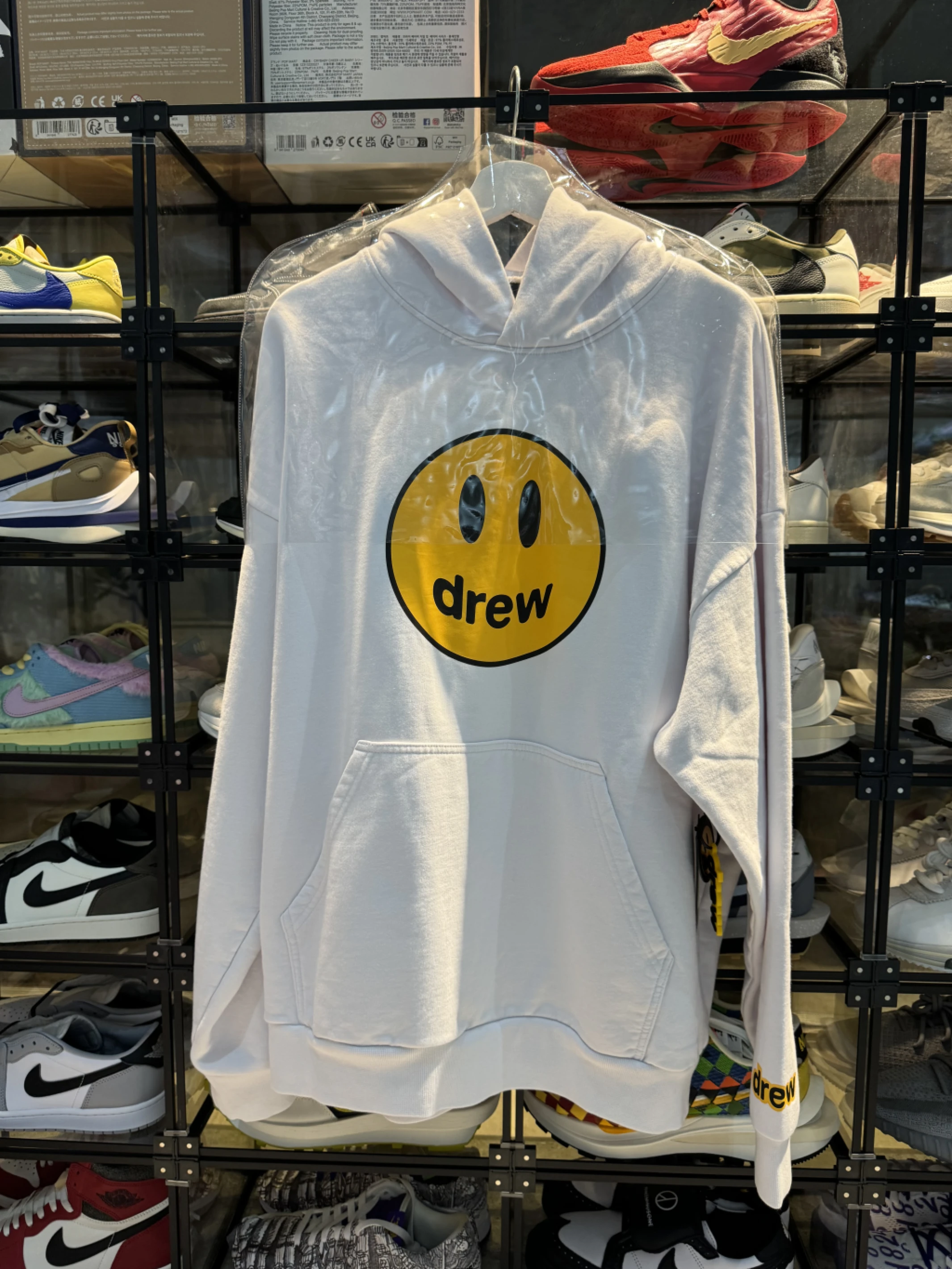 Drew House 帽T 白