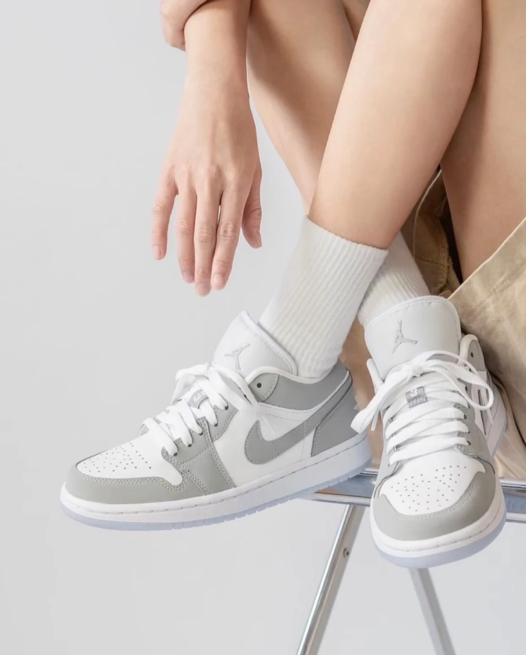 Nike Air Jordan 1 小Dior 灰 冰底 Dc0774-105