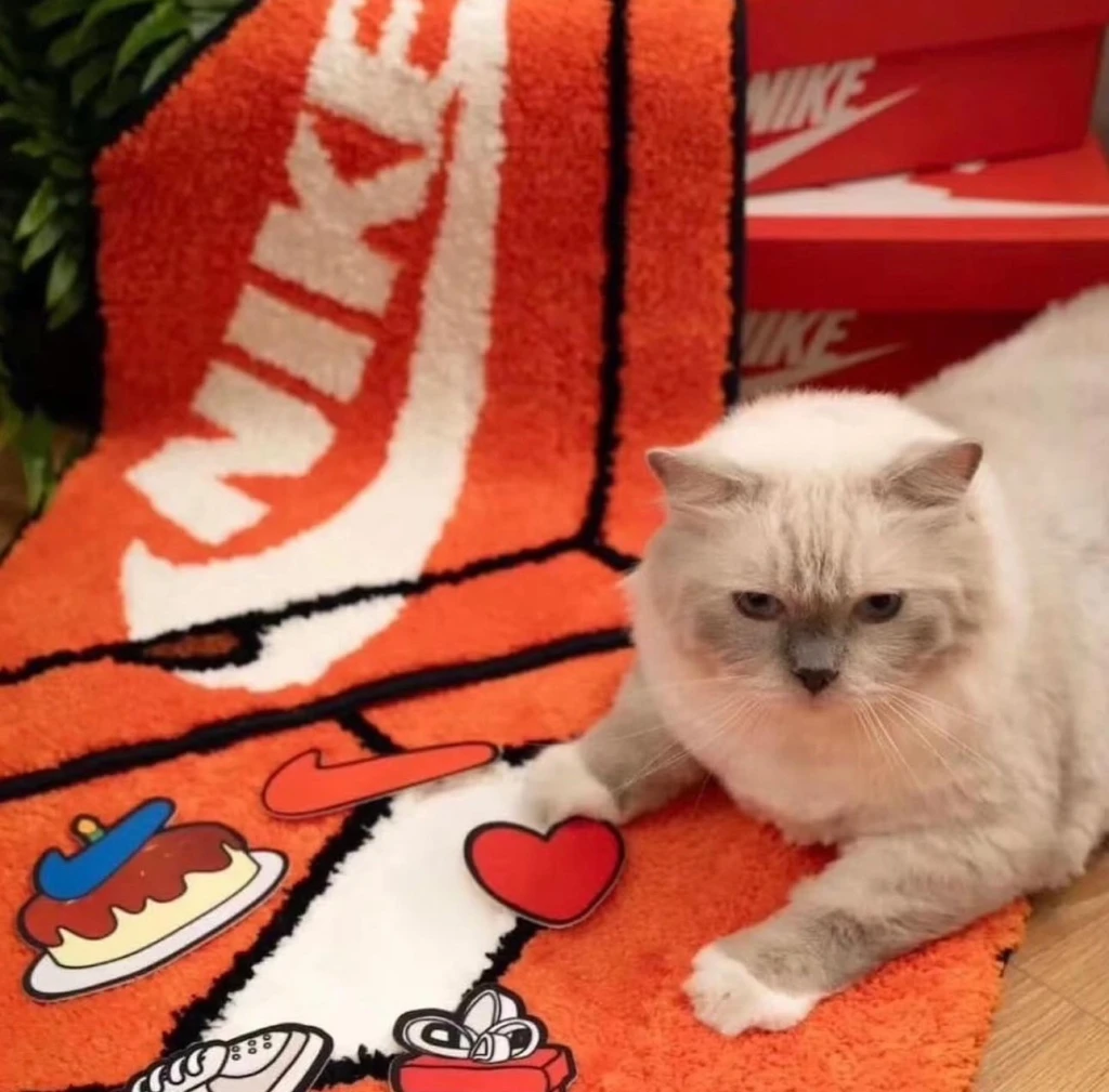 <國外限定> NIKE經典鞋盒二合一地毯