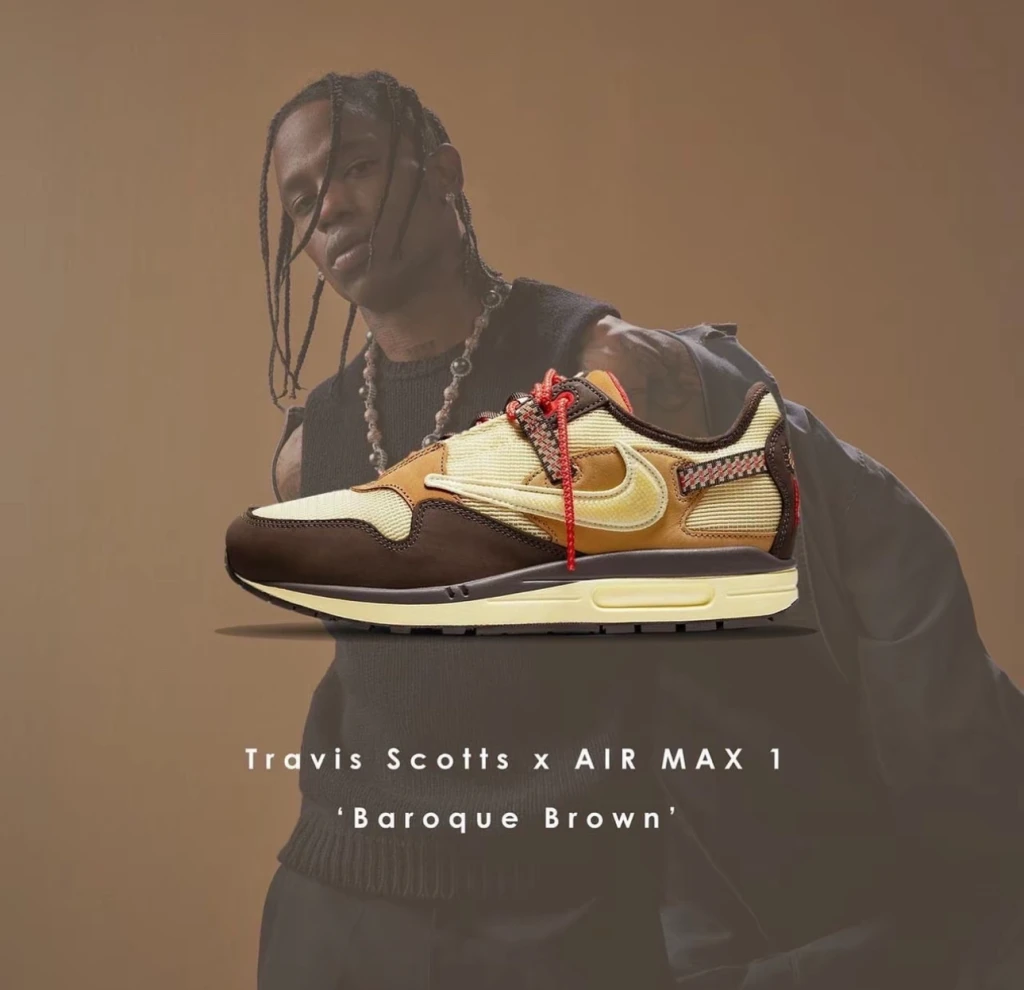 Travis Scott x Nike Air Max 1 Baroque Brown 巴洛克棕DO9392-200