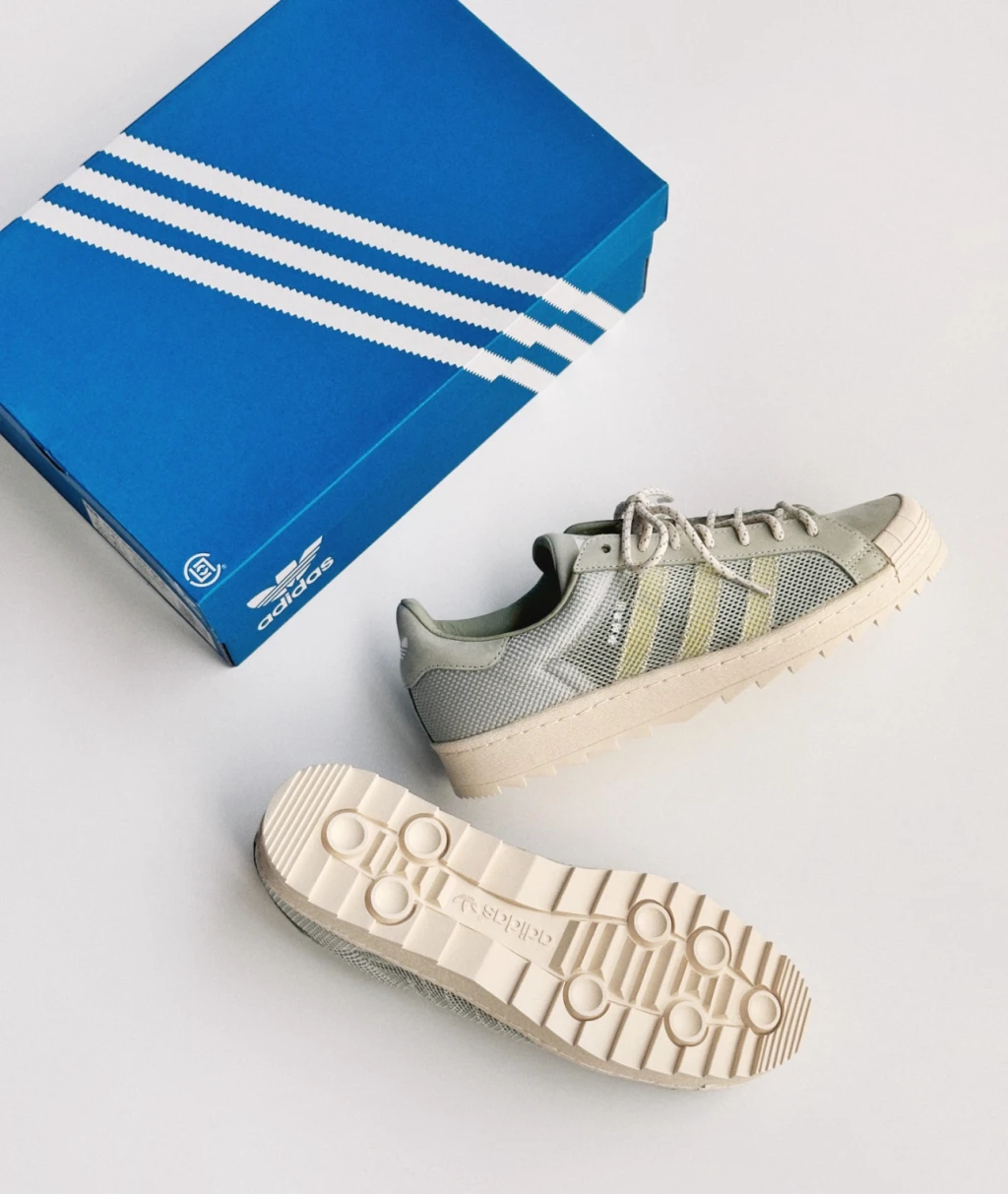 CLOT x Adidas Originals Superstar  Wonder White 米綠