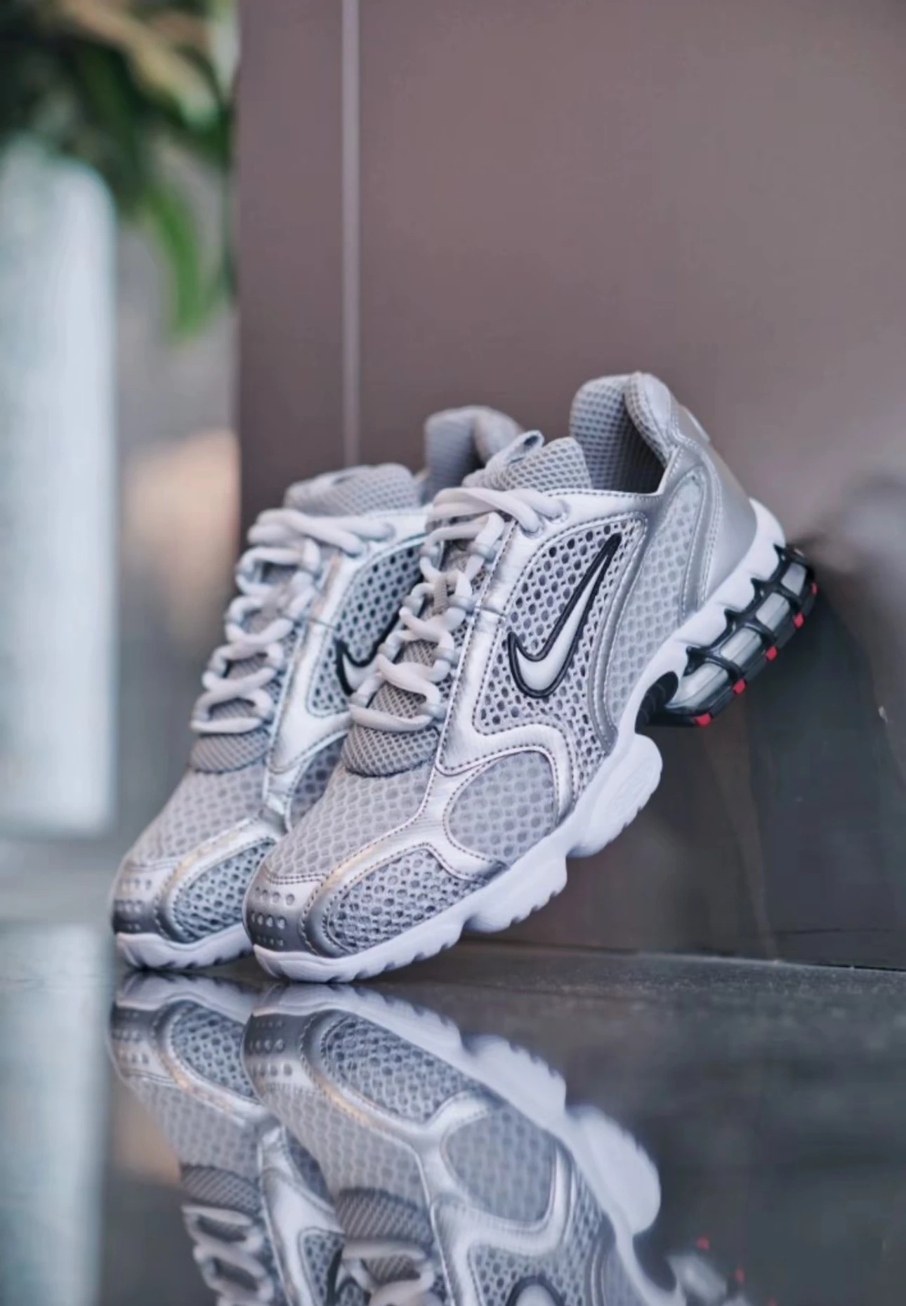 Nike Air Zoom Spiridon Cage 2 銀 CJ1288-001