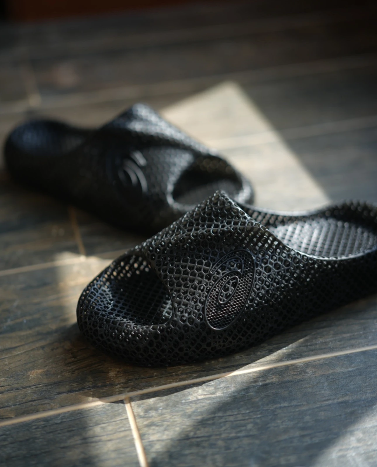 ASICS ACTIBREEZE 3D 拖鞋 黑武士 黑魂 1013A130-001