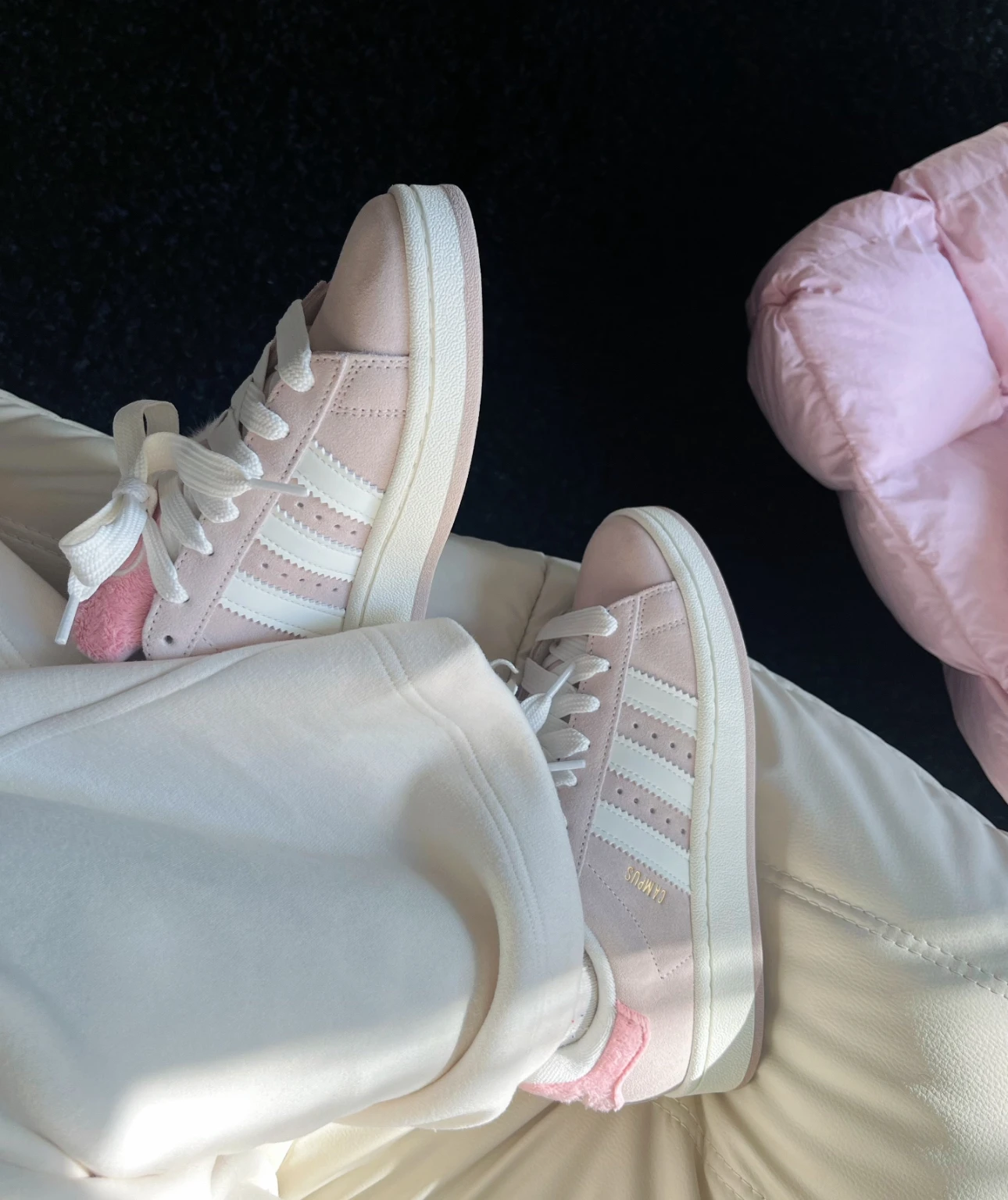 ADIDAS Originals CAMPUS 00s 絨毛粉 櫻花粉 JR8042