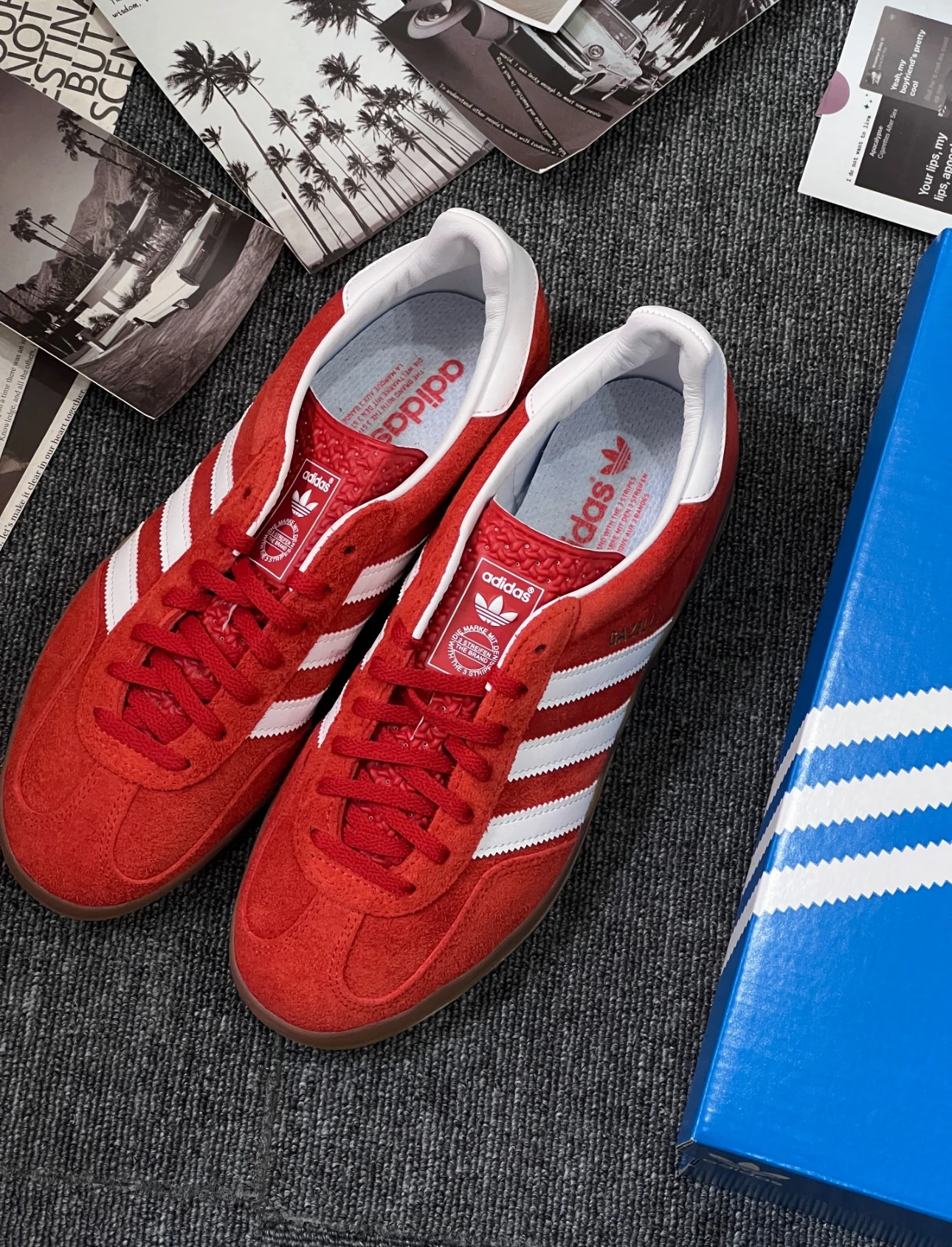 ADIDAS Gazelle 紅白 JI2063