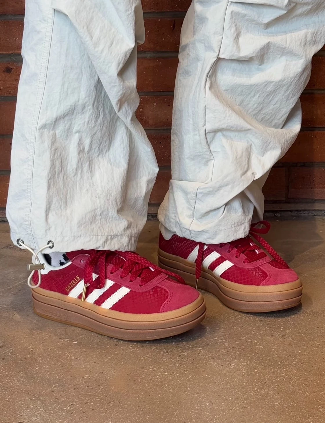 Adidas originals Gazelle 新年限定 紅 焦糖底 JQ5977