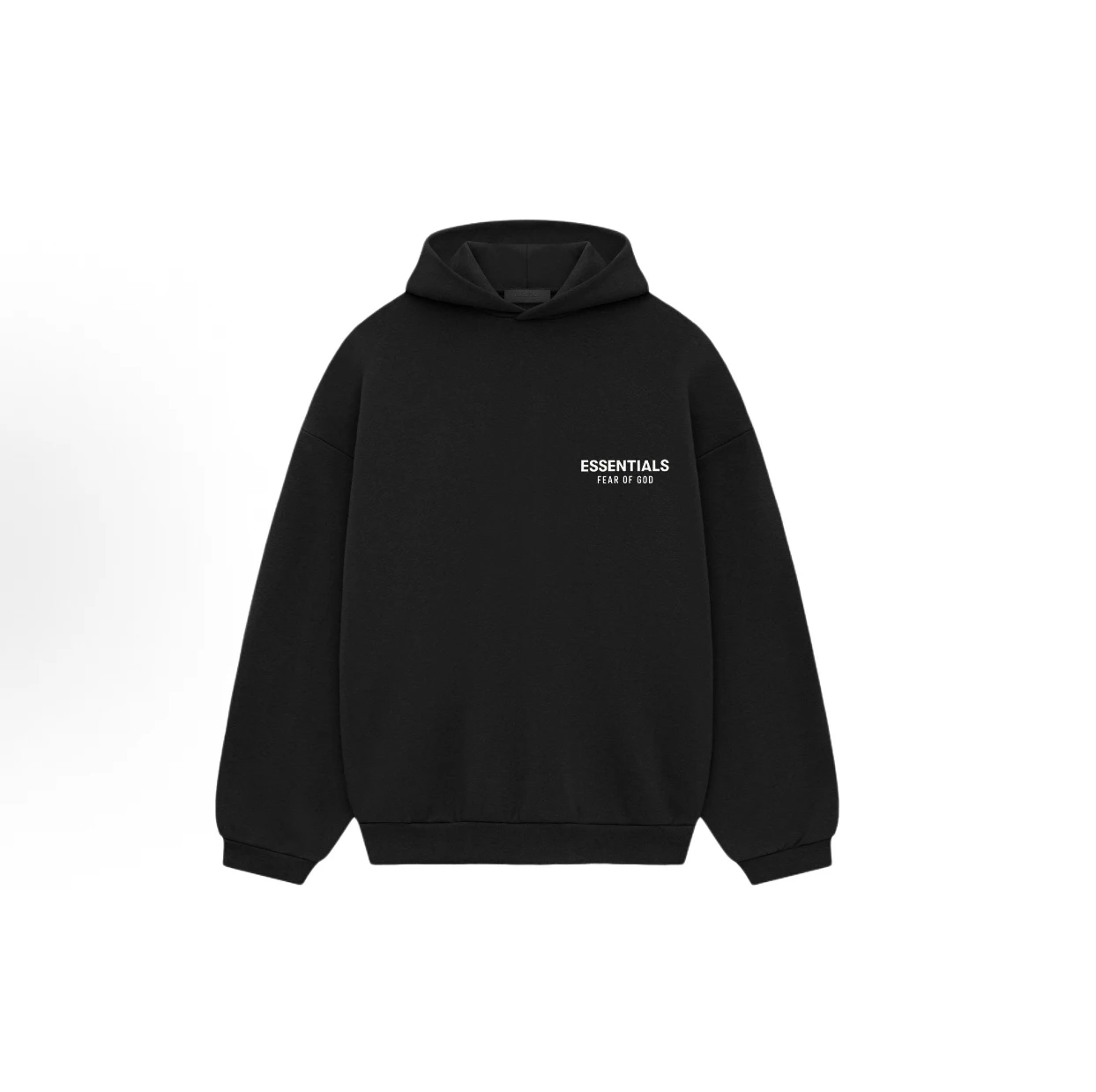 Fear of God Essentials FALL24 Fleece Hoodie 陨石黑/BLACK