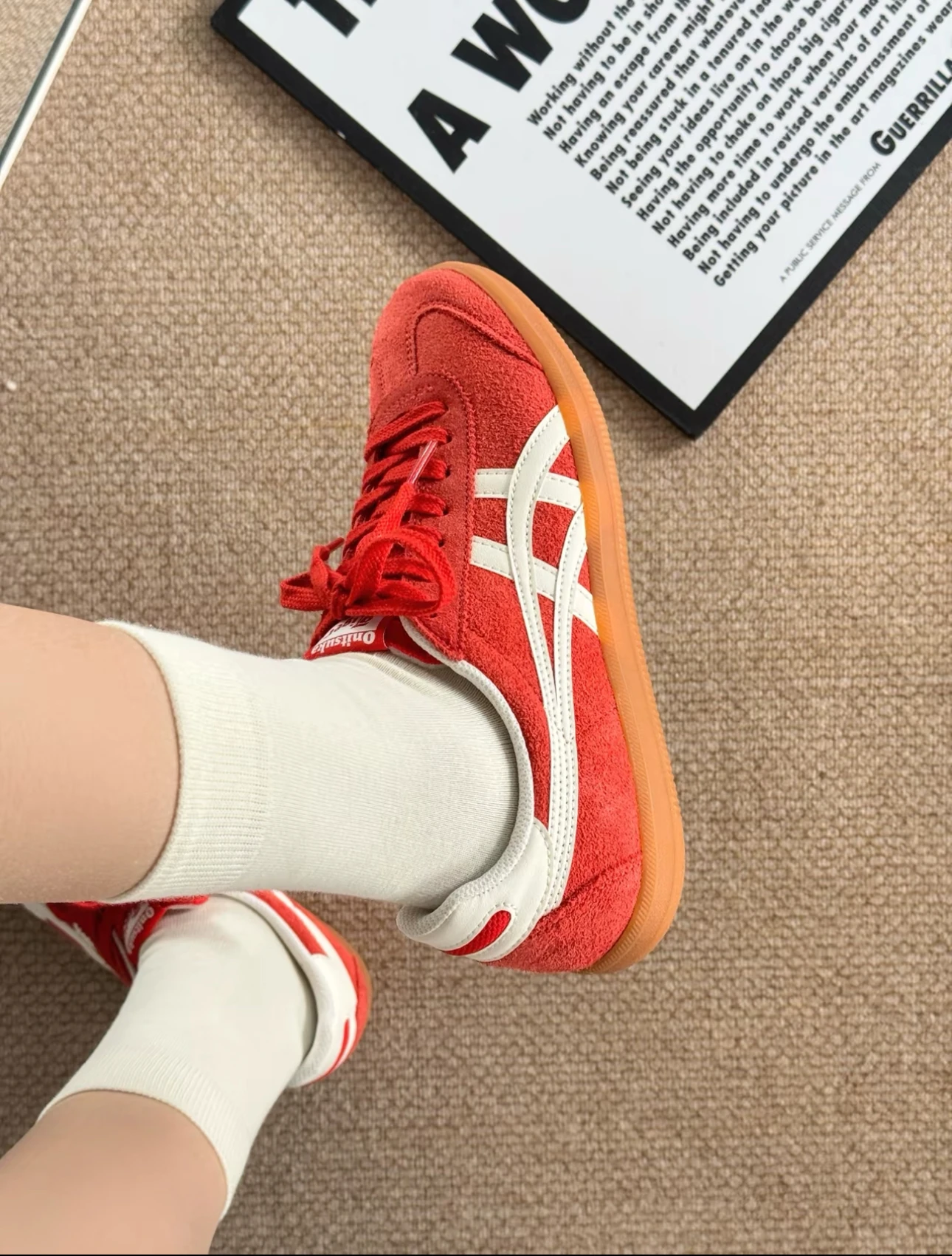 Onitsuka Tiger鬼塚虎 Tokuten 鮮紅 1183C254-600