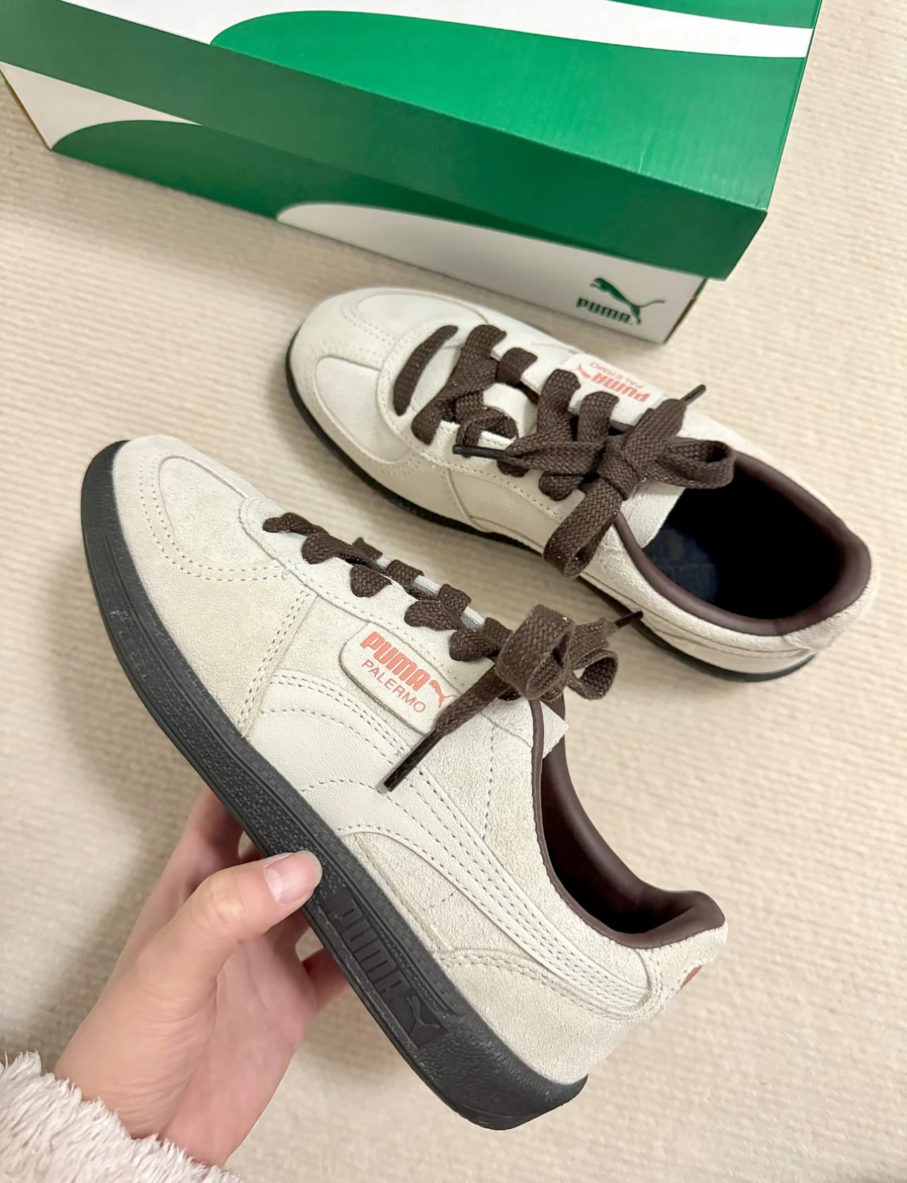 PUMA Palerom 米白棕 396463-28