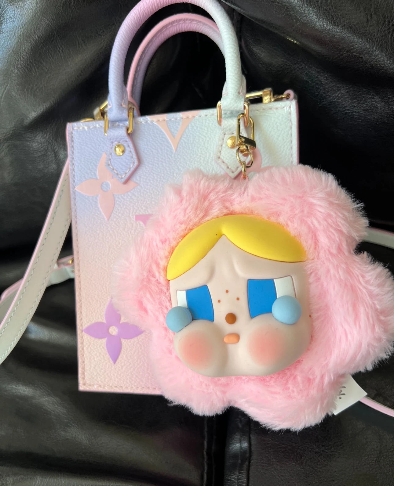 POP MART CRYBABY 悲傷俱樂部 毛絨耳機包 13cm