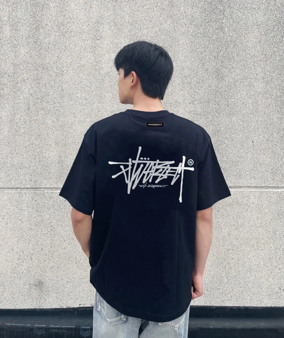 INNERSECT 美式街頭 重磅草寫短袖T 8色