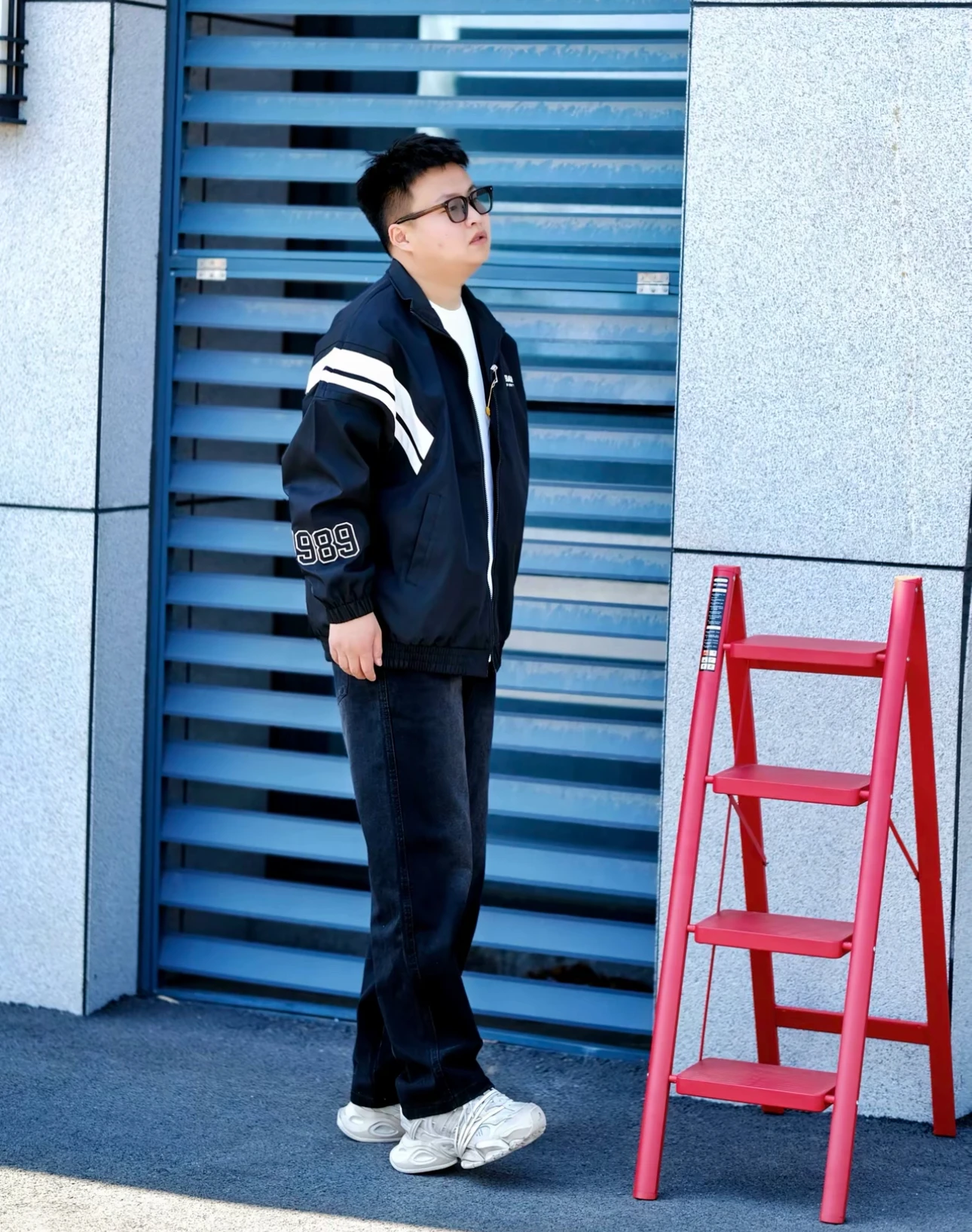 ADIDAS XLG RUNNER DELUXE 做舊白灰銀 JS1588