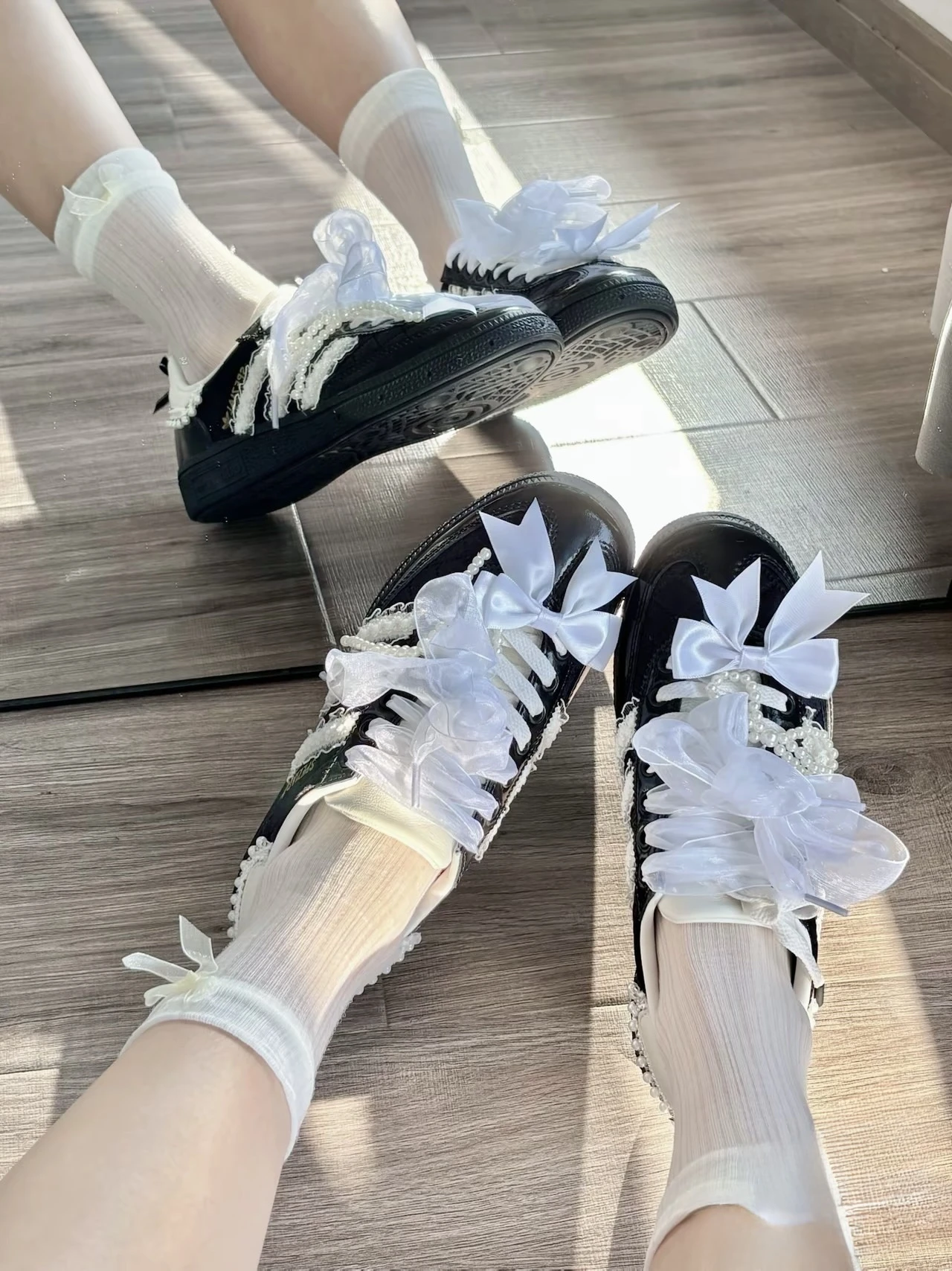 ADIDAS ORIGINALS Handball Spezial 夜斷公主 蕾絲蝴蝶結🎀