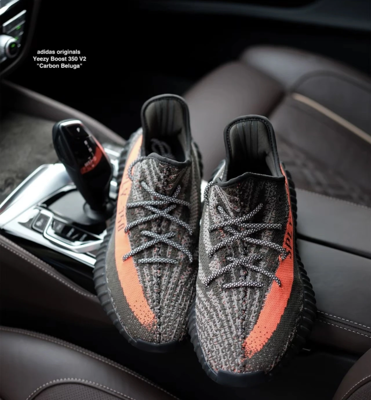 ADIDAS YEEZY BOOST 350 V2 灰黑橘HQ7045 | Junshoes