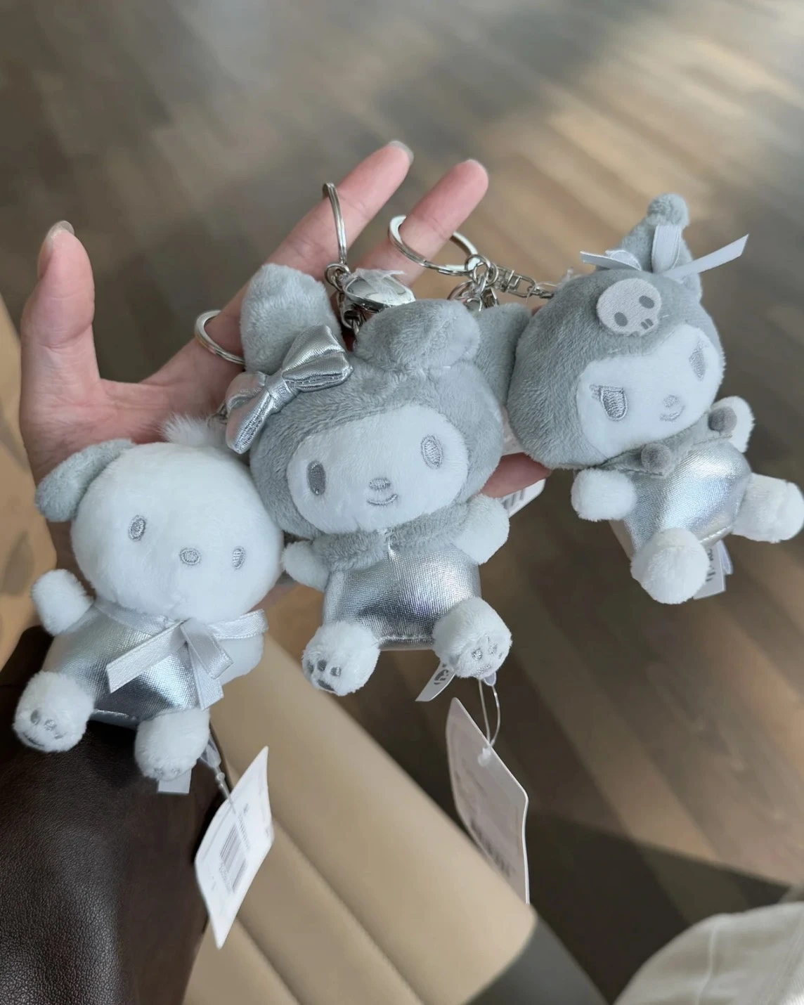<正版販售>三麗鷗sanrio 限定版 銀色 掛件 共六款