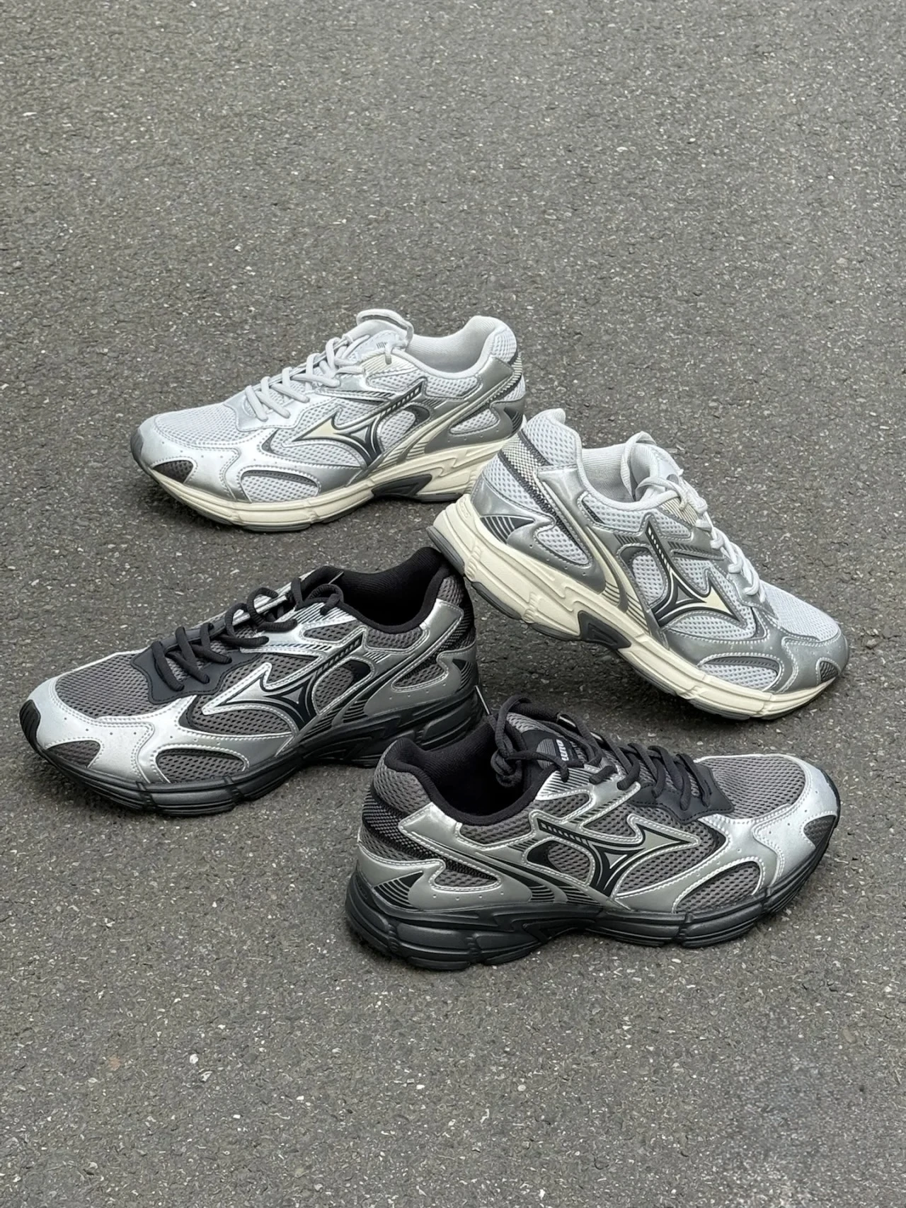 MIZUNO SPEED 2K Y2K復古 休閒鞋 黑銀 白銀