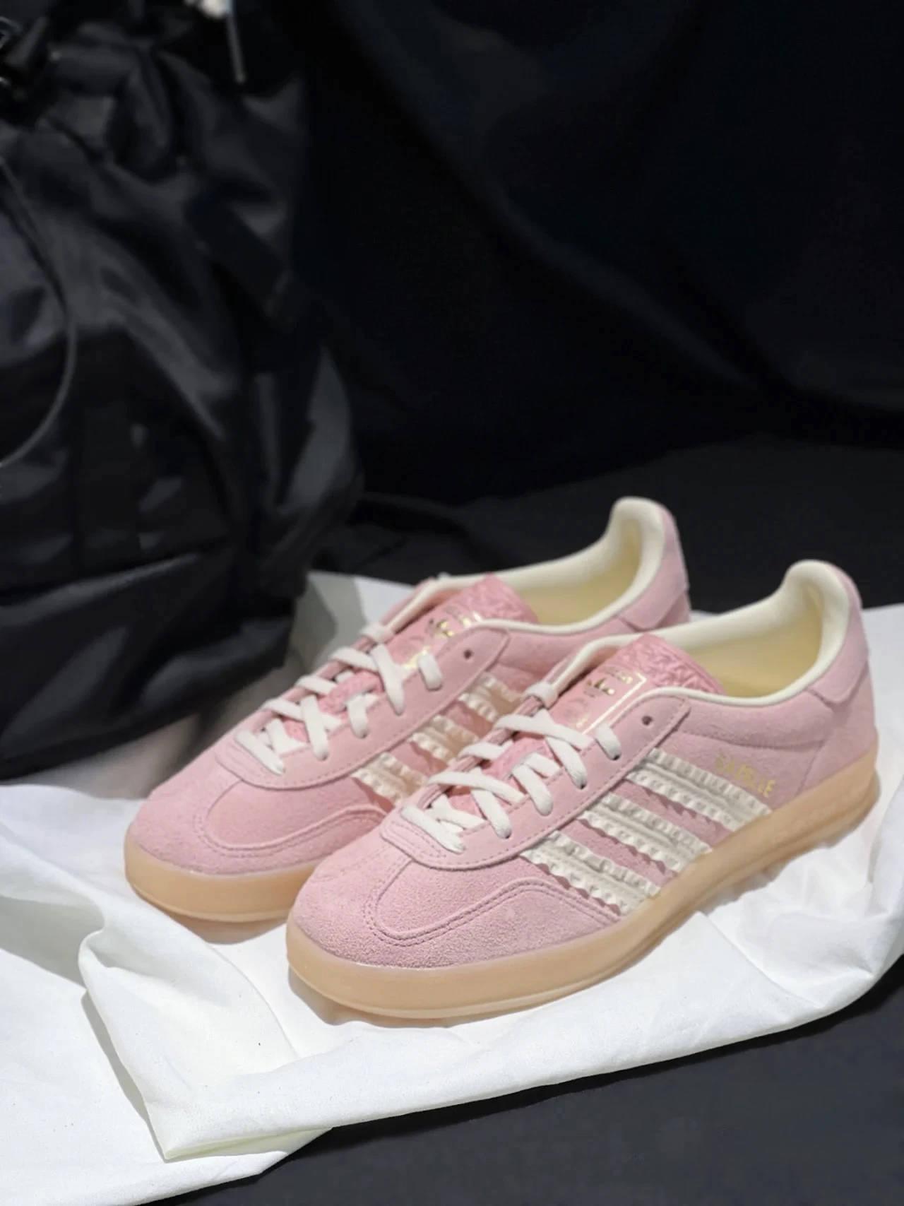 ADIDAS GAZELLE INDOOR WONDER 草莓牛奶 淡粉 JS1413