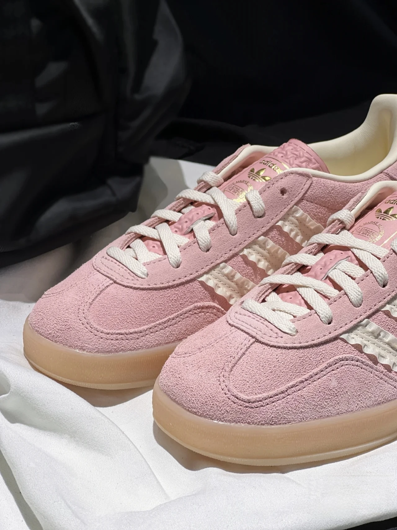 ADIDAS GAZELLE INDOOR WONDER 草莓牛奶 淡粉 JS1413