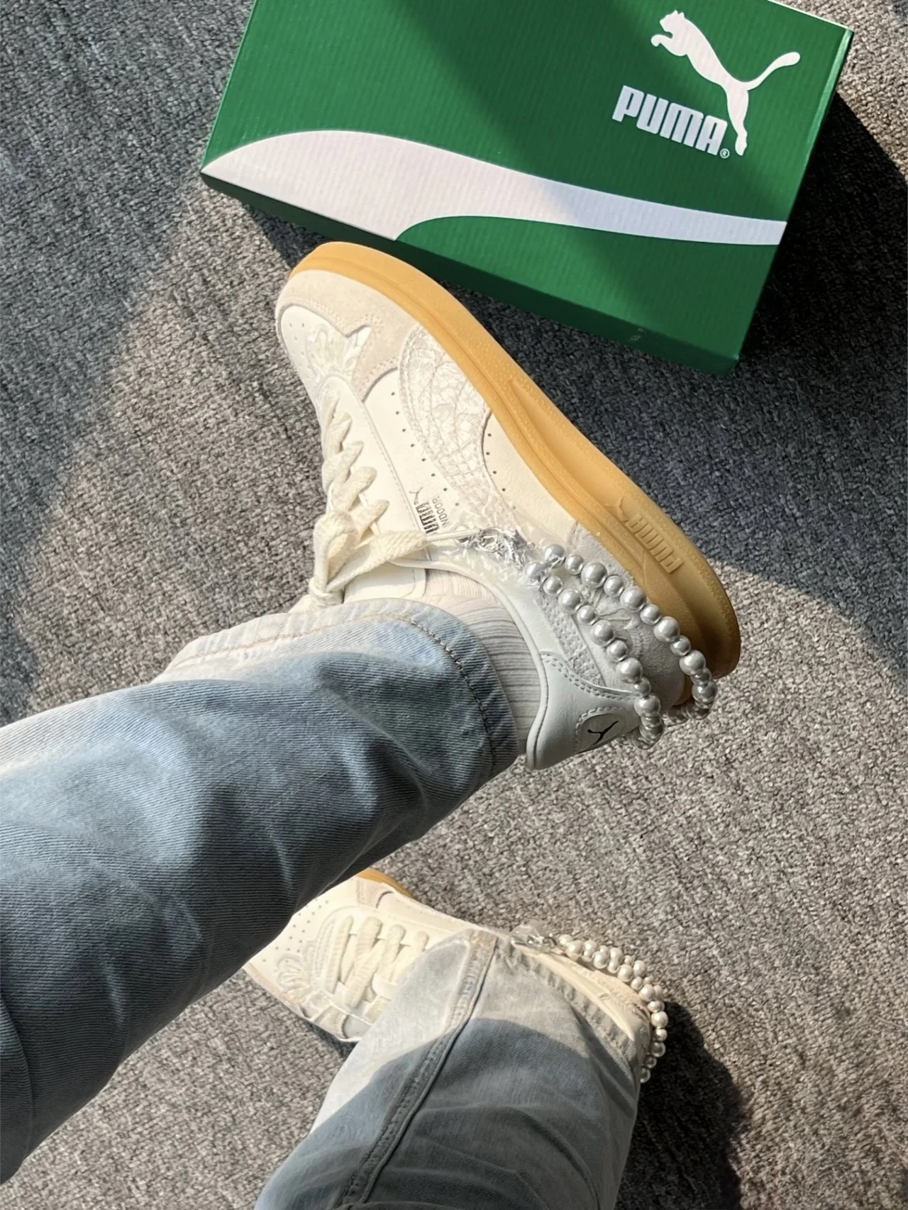 PUMA INDOOR FEMININE PACK 珍珠浮雕 德訓鞋