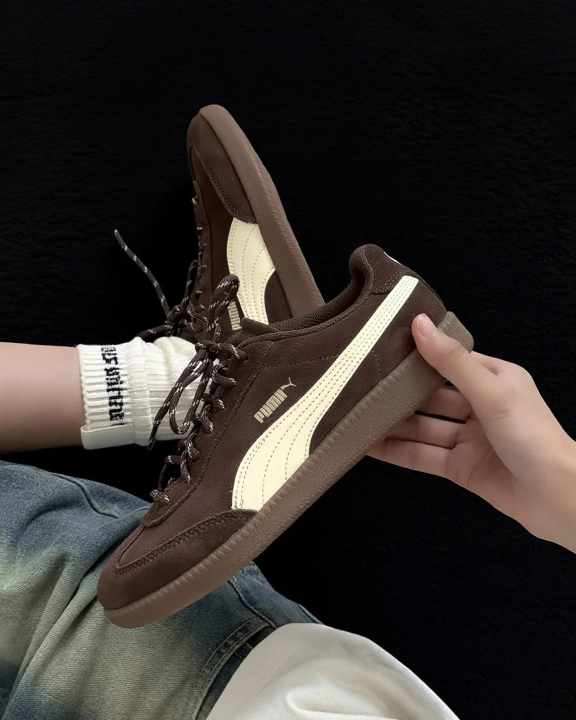 Puma 9-T SUEDE 復古 麂皮 德訓鞋 焦糖可可(406756-01)