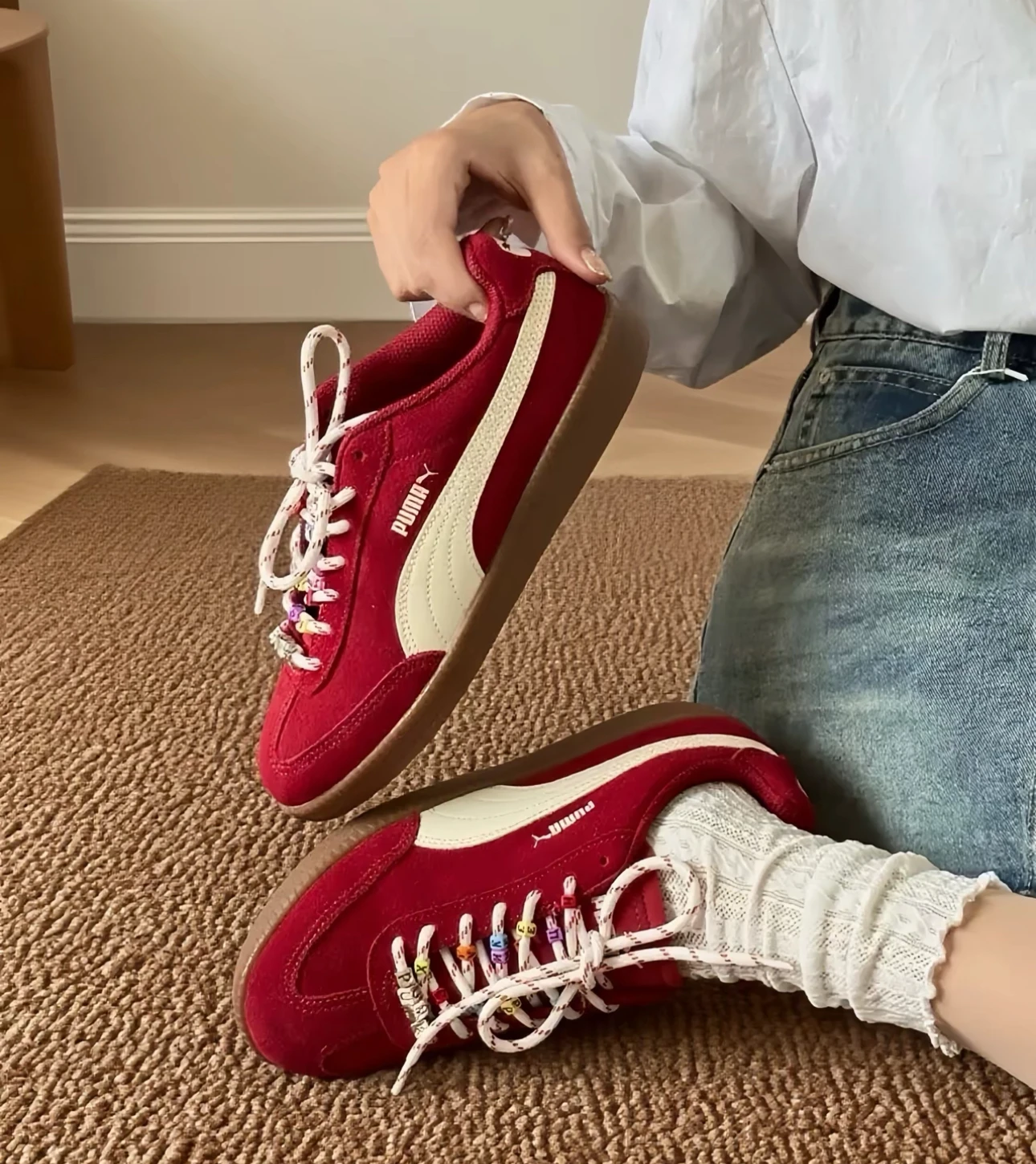 Puma 9-T SUEDE 德訓鞋 紅色 406756-04