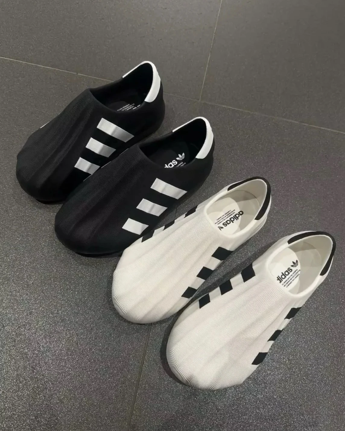 Adidas AdiFOM Superstar White 貝殼頭 三線 防水防滑 膠鞋 拖鞋