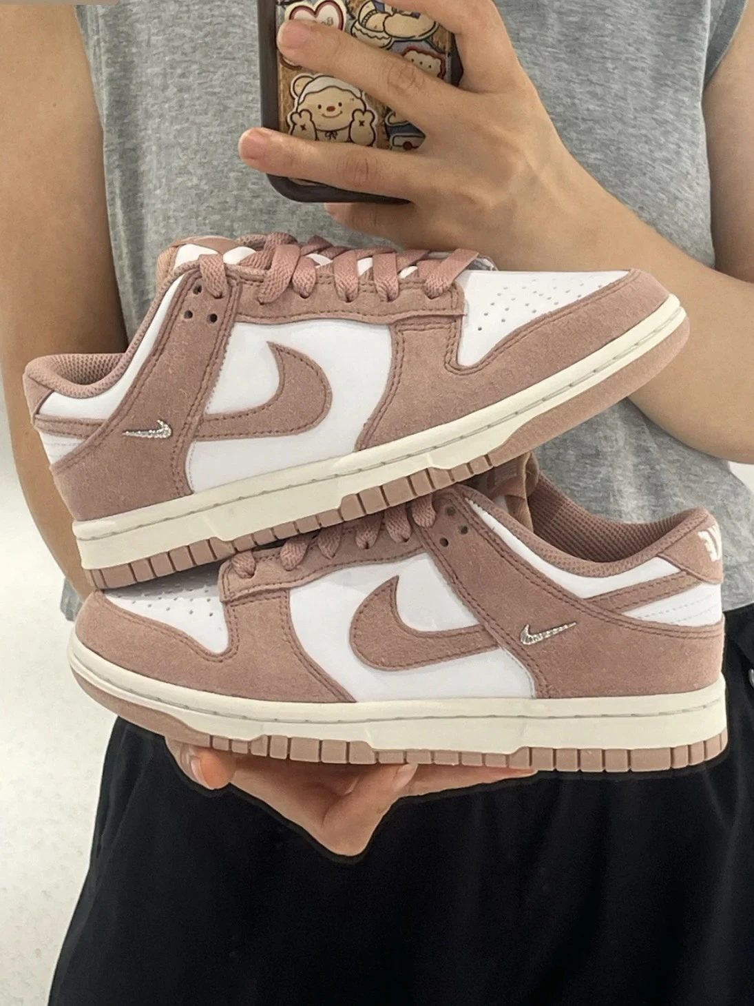 NIKE DUNK LOW 玫瑰烏龍 乾燥玫瑰 麂皮(IB4417-102)