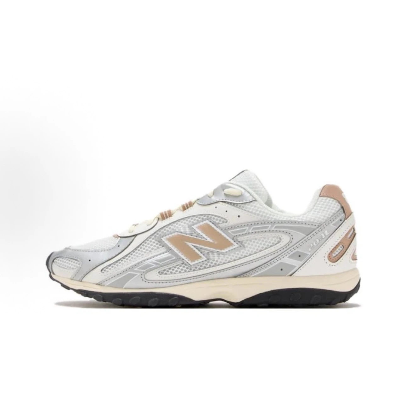 New Balance NB204L 薄底 網眼 透氣 復古 奶油粉銀(U204LSWA)