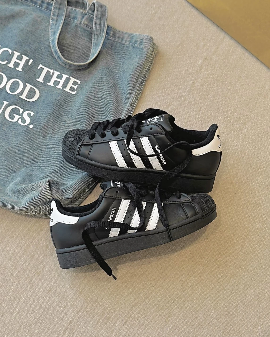 <⏰折扣奉上>Adidas Superstar II 愛迪達 黑白 Jennie同款 經典貝殼頭(JI0079)